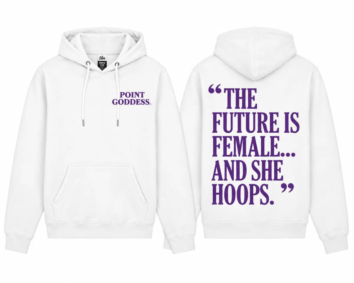 The Future Is Female Hoodie, White