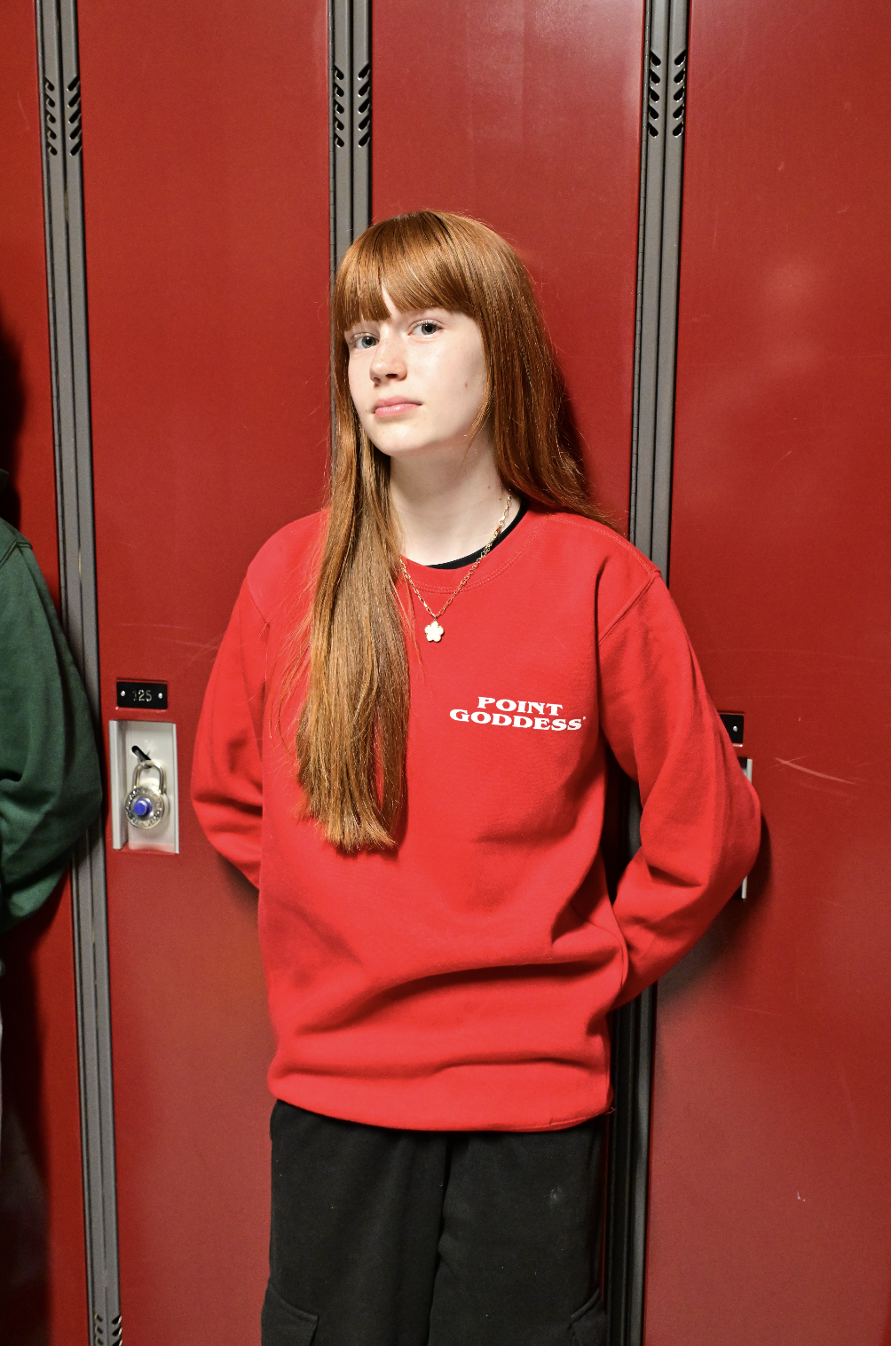 Red Point Goddess crewneck